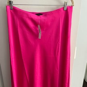 NWOT Midi Length silk shirt